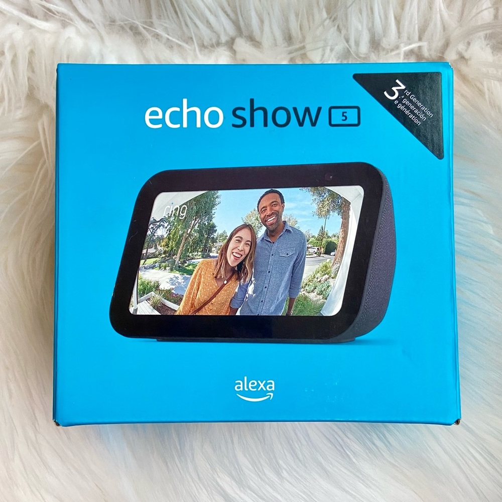 NEW Echo Show 5 - 3rd Generation - Charcoal
